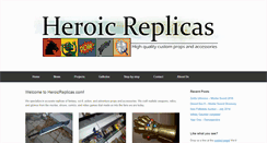 Desktop Screenshot of heroicreplicas.com